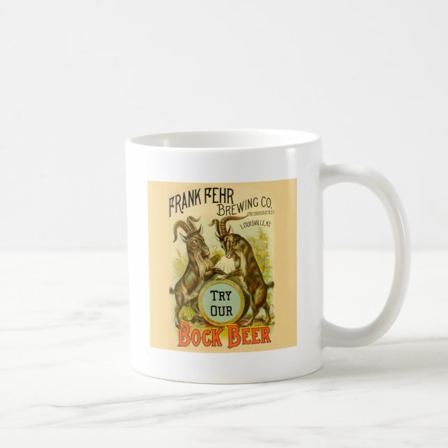 Mug Chèvres Bock Bière Publicité (Droite)