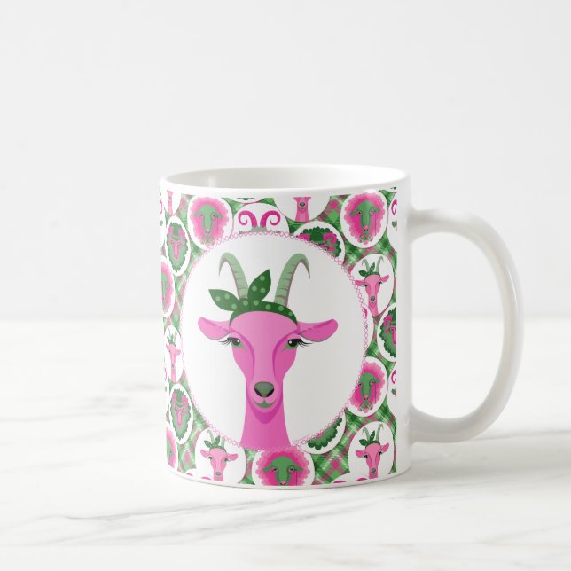 Mug Chèvres Hipster | par TotallyGoatally™ (Droite)