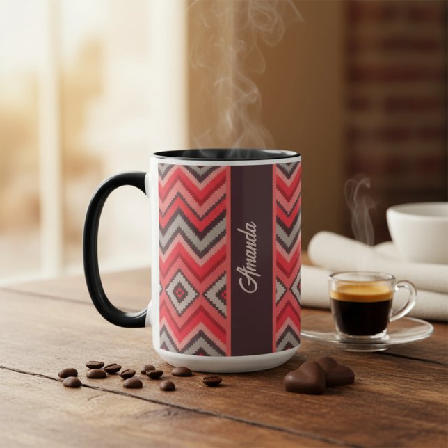 Mug Chevron Chaud (Créateur téléchargé)