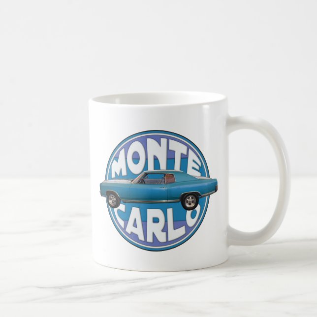 Mug Chevy 1970 Monte Carlo bleu-clair (Droite)