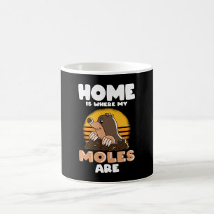 Mug Chez moi, mes Moles sont drôles