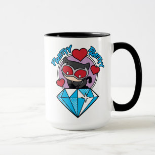 Mug Chibi Catwoman assise Sur Le Grand Diamant
