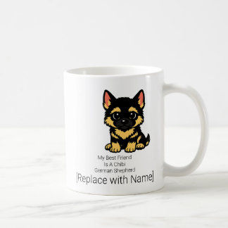 Mug Chibi chiot berger allemand mignon pour nouvea