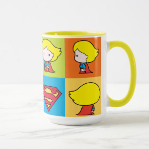 Mug Chibi Supergirl retournement de caractère