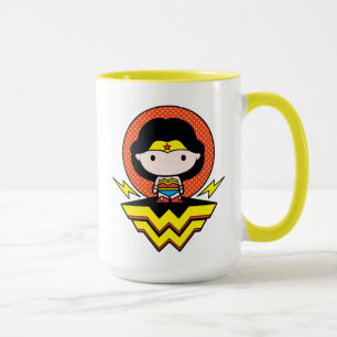Mug Chibi Wonder Woman avec Pois et logo