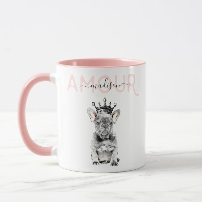 Mug Chic Français Bulldog Français Amour Royal