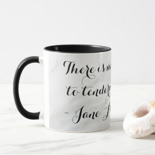 Mug Chic Jane Austen Emma Citation Du Livre Marbre Gri