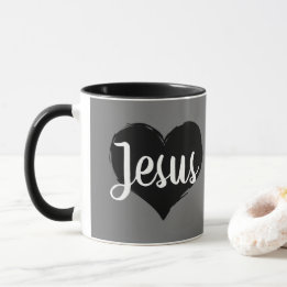 Mug chic moderne I HEART JESUS |