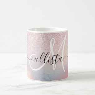 Mug Chic Parties scintillant rose Iridescente Dégradé