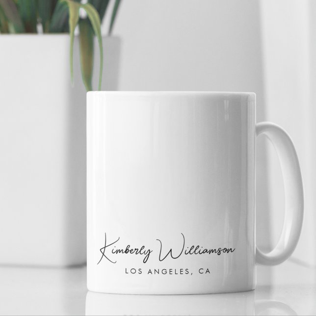 Mug Chic Signature Script Business (Empower your name in our signature script as your logo and brand identity)