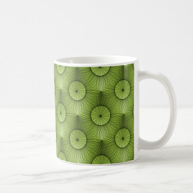 Mug chic ultramoderne, Vert olive (Droite)