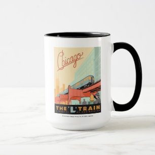 Mug Chicago, IL - Train "L"