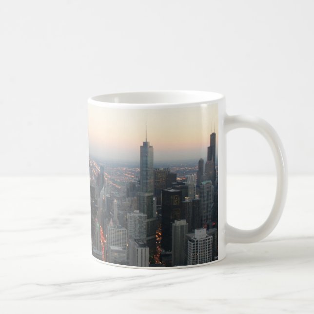 Mug Chicago Skyline à Sunset (Droite)