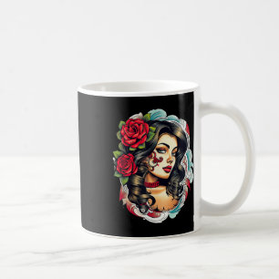 Mug Chicano Chicana La Raza Barrio Tatouage Art Décès
