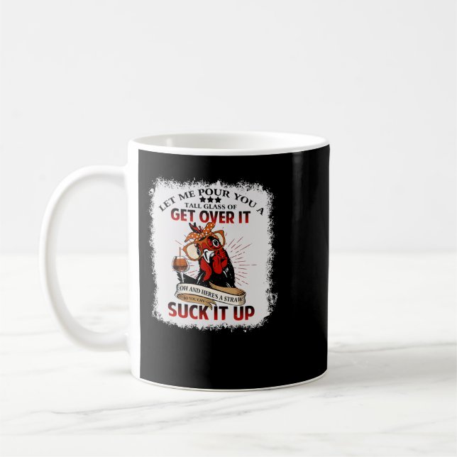Mug Chick de poulet laissez-moi vous verser un grand v (Gauche)