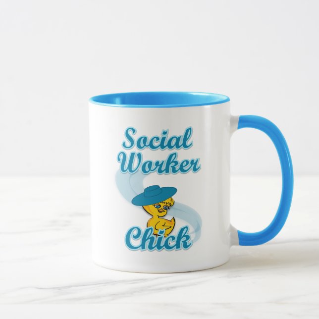 Mug Chick ouvrier social #3 (Droite)