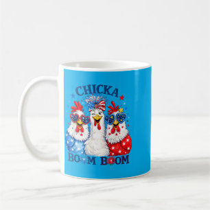 Mug Chicka Boom Boom 4 juillet poulet patriotique