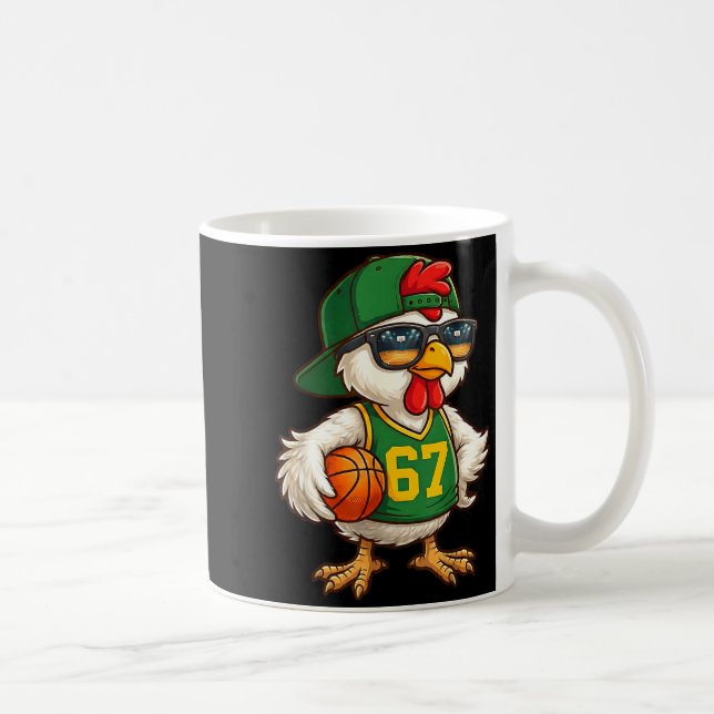 Mug Chicken Basketball 67 Gen Alpha Slang Srts Men Boy (Droite)