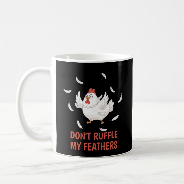 Mug Chicken Feathers (Gauche)