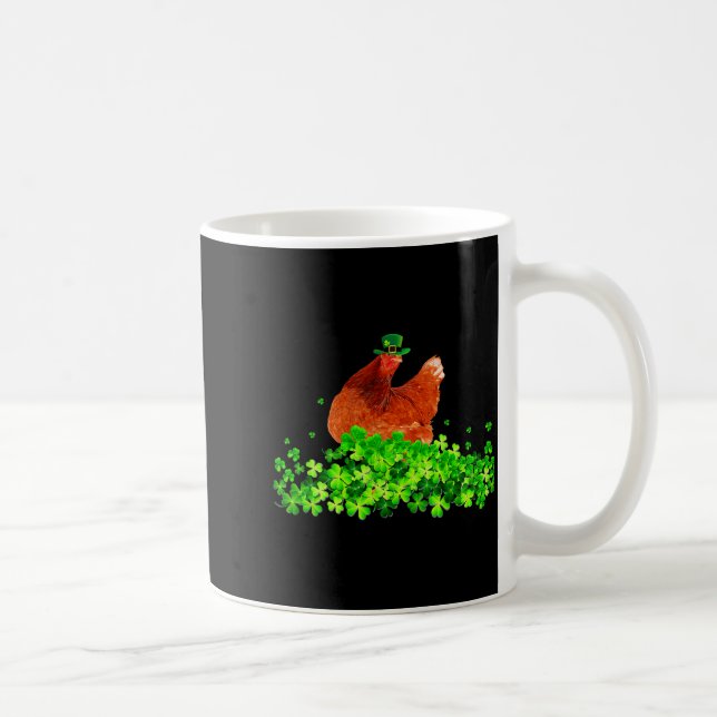 Mug Chicken St Patricks Day Chicken Lover Irish Shamro (Droite)