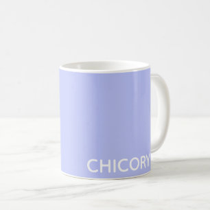 Mug Chicorée Nom de couleur bleu Fleur