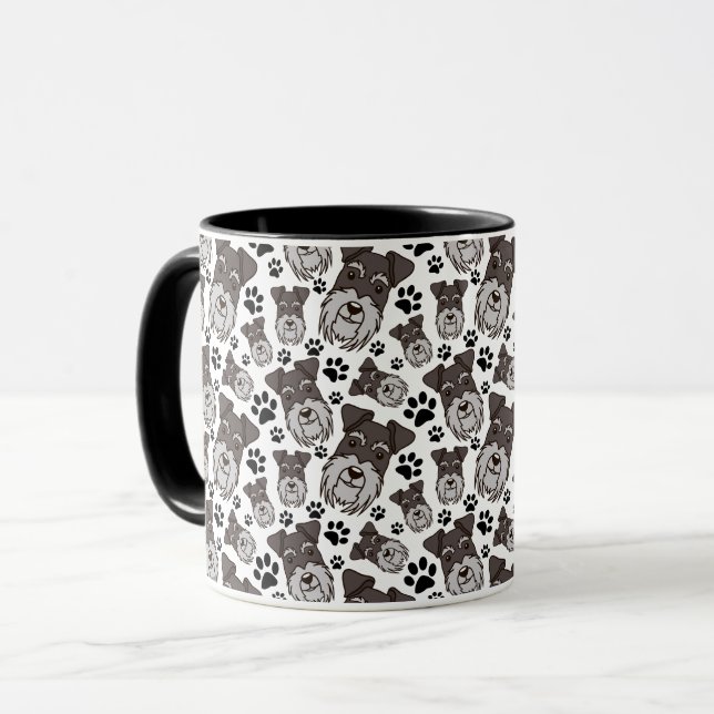 Mug Chien à chiots de marionnette de la série Sweet St (Devant gauche)