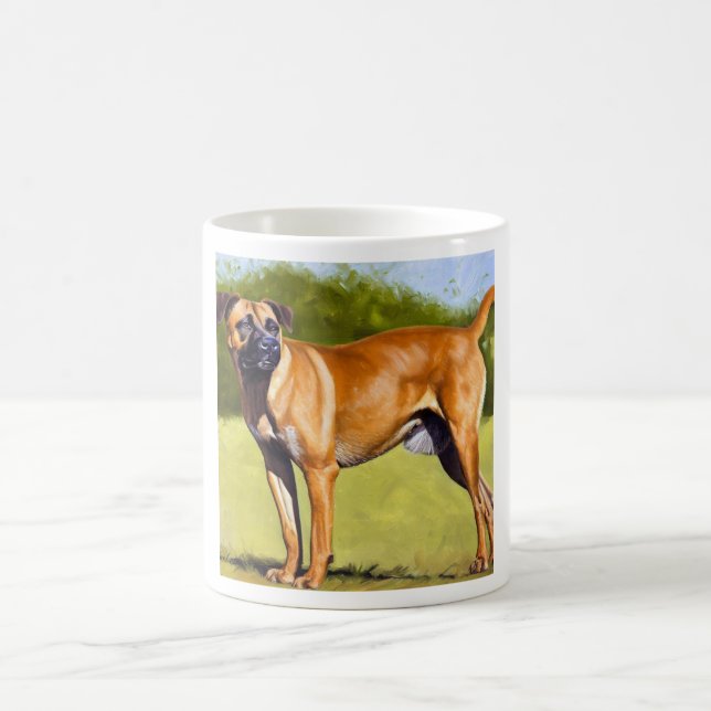 Mug Chien à fourrure noire (Centre)