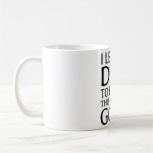Mug Chien à la maison" – Citation drôle pour amateur d