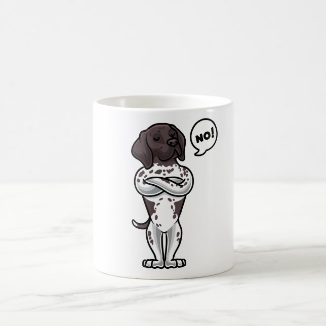Mug Chien à pointer allemand têtu (Centre)
