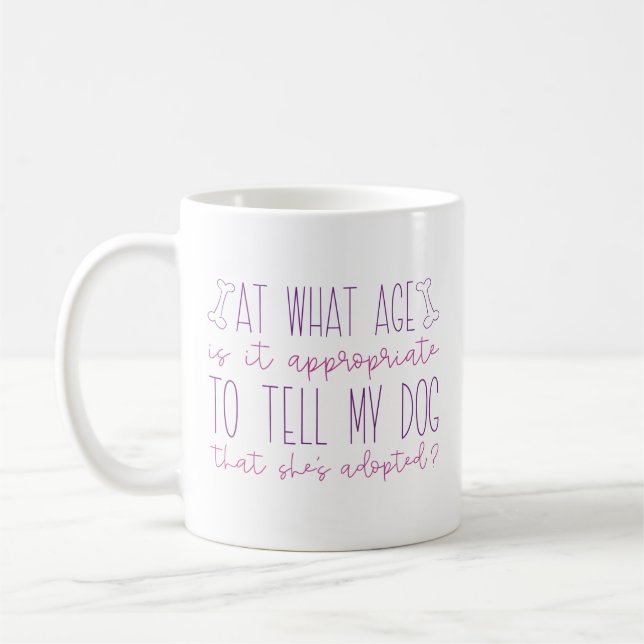 Mug Chien adopté (Gauche)