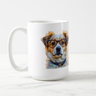 Mug Chien adorable avec lunettes