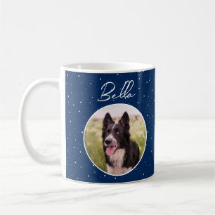 Mug Chien Animalerie Photo Personnalisée Nom Flocons d
