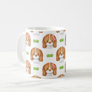 Mug Chien Beagle à l'aquarelle mignon