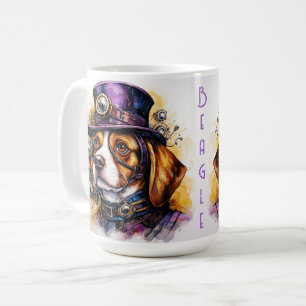 Mug Chien Beagle Steampunk