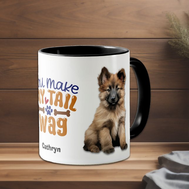 Mug Chien Belge Tervuren Chien Chien Chien Chien Chien (Créateur téléchargé)