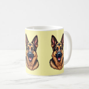 Mug Chien berger allemand - Amour de chien loyal et in