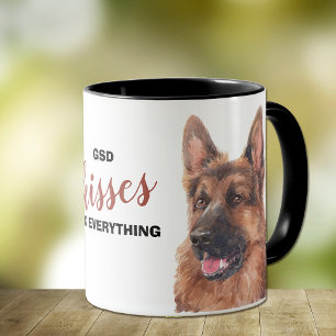 Mug Chien berger allemand Baisers Réparez tout