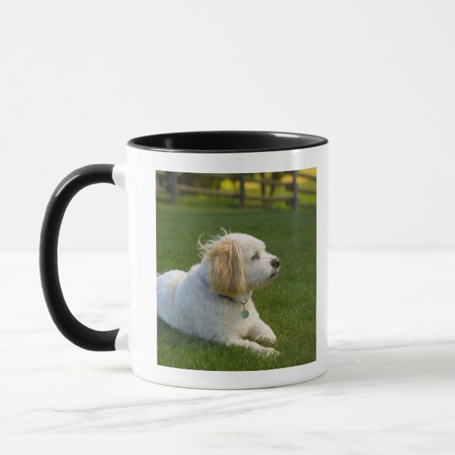 Mug Chien blanc (Gauche)