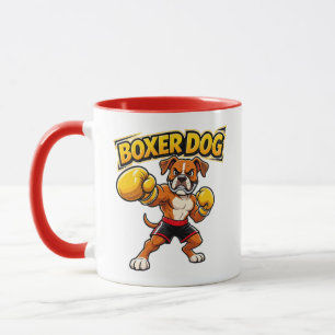 Mug Chien Boxer Boxeur Champion de Boxe Drôle Boxe