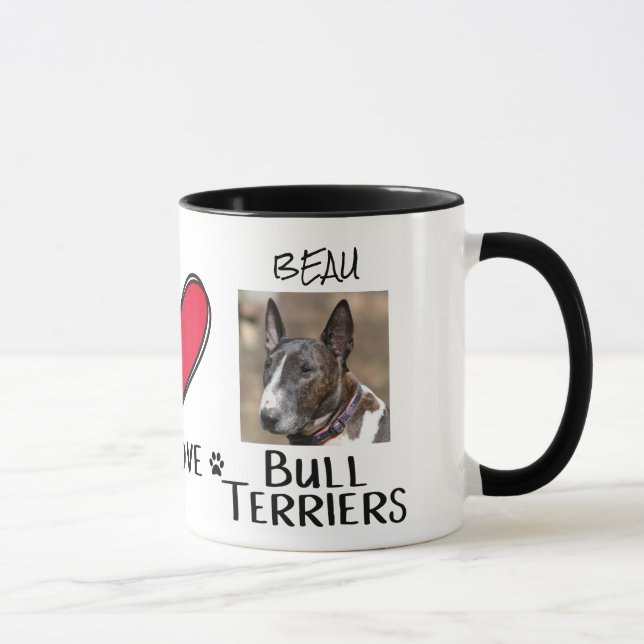 Mug Chien Bull Terriers Musique (Droite)