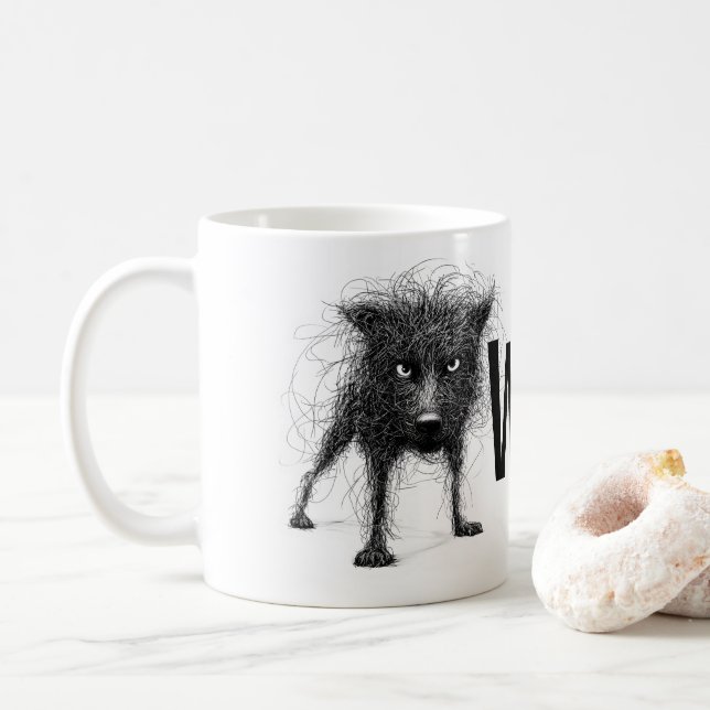 Mug Chien câblé (Avec donut)