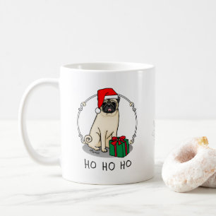 Mug Chien Carlin de Noël de Noël de Père Noël (faon cl