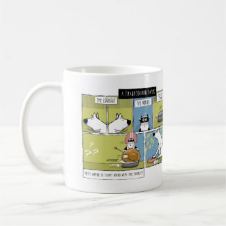Mug Chien Chat Thanksgiving Turquie Caper