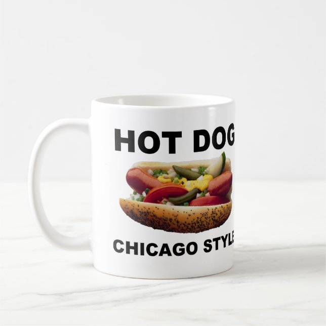 Mug Chien chaud de style Chicago (Gauche)