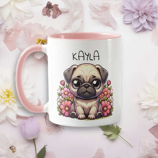 Mug Chien Chien Chien Chien Chien Chien Carlin Personn (Créateur téléchargé)