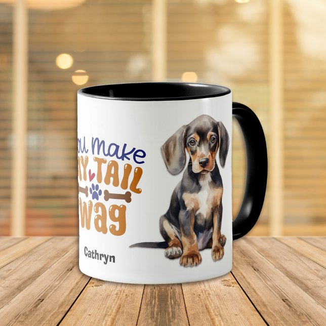 Mug Chien Chien Chien Coonhin Vous Faites Mon Wag Tail (Créateur téléchargé)