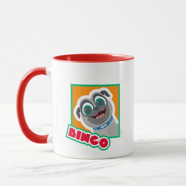 Mug Chien Chien Pal | Bingo de dessin animé (Gauche)
