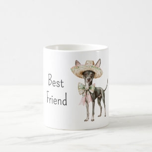 Mug Chien Chihuahua en chapeau Meilleur ami  