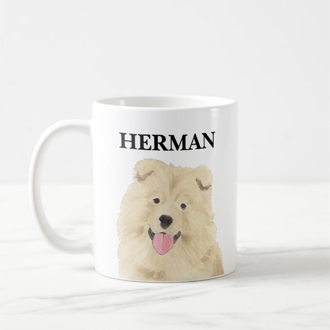 Mug Chien Chow Chow Personnalisé (Gauche)