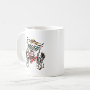 Mug Chien Cowboy Drôle